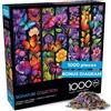 Buffalo Games, Puzzle Bigelow Illustrations, fiori e farfalle, 1000 pezzi, per adulti, impegnativo, perfetto per serate di gioco, dimensioni finite 68 x 50 cm