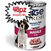 MONGE FRESH CANE ADULTO UMIDO 400 G BOCCONI IN PATE' MAIALE [PREZZO A CONFEZIONE - acquisto min. 48 lattine]