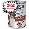 MONGE FRESH CANE ADULTO UMIDO 400 G BOCCONI IN PATE' AGNELLO [PREZZO A CONFEZIONE - acquisto min. 24 lattine]