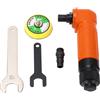 Candeon Smerigliatrice Angolare Pneumatica, 50mm Mini Levigatrice Orbitale Ad Aria, 15000rpm 90 Grad Lucidatrice Smerigliatrice Pneumatica per Auto, Mobili, Legno Macinazione, Levigatura, Polieren