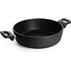 Woll - Padella in ghisa con 2 Manici Titanium Nowo, Altezza Bordo: 28 cm