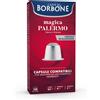 Borbone 100 capsule in alluminio caffè borbone miscela magica palermo compatib