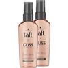 Taft Il siero Gliss Schwarzkopf Frizz Away (2 x 75 ml), anti-crespo offre fino a 24 ore di controllo dell'crespo, garantisce capelli antistatici e districati