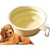 Generic Ciotola d'acqua per cani, ciotola per l'acqua per cani, ciotola da viaggio espandibile portatile per viaggi, alimentatore portatile in silicone per animali domestici, comoda ciotola per cibo e acqua,