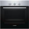 Bosch HBF011BR0J Serie 2 Forno Elettrico da Incasso Capacita' 66 Litri Classe energetica A 4 Programmi Fast Pre-Heating 60 cm Acciaio Inox