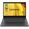 Lenovo, Pc portatile notebook pronto all'uso, Display FHD da 15,6, cpu N4500, ram 16Gb, sshd 756Gb, W11, computer portatile con pacchetto Libre