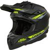 O'NEAL C-SRS Casco da motocross, MX Enduro, forte guscio in ABS, fodera interna imbottita e lavabile, ventilazione ottimale, chiusura di sicurezza microlock per adulti (giallo neon M)