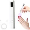 Generic Luce UV A Portata Di Mano - Piccola Penna UV Ricaricabile, Bacchetta Sterilizzante Ultravioletta | Unghie Light UV Con Display A LED, Compatto 2 Timer Porta Portatile, Lampada A Cordone Professionale