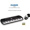 Casio SA81 PIANOLA TASTIERA SA 81 (ex SA76 SA77) 44 Tasti + ALIMENTATORE +6 PILE