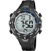Calypso Orologio Uomo K5838/4 Flash Time cassa di Gomma Multicolore cinturino in Gomma Nero