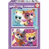 Educa - Puzzle SuperKitties | 2x20 pezzi Puzzle Set | SuperKitties Disney, Bambini | dai 4 anni (20340)