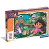Clementoni - Puzzle Supercolor Nickelodeon Dora 104 Pezzi, per Bambini 4+ Anni, Colorata Illustrazione dei Personaggi del Cartone Animato, Idea Regalo, Made in Italy, 62x42 cm, 25076