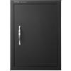 VEVOR Porta d'Accesso per Barbecue, Porta Cucina da Esterno Singola 415x570x46 mm, Porta Piastra Fredda Reversibile da Incasso, con Maniglia, per Isola Barbecue, Armadio da Esterno, Giardino, Nero