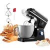 VEVOR Robot da Cucina Impastatrice 1400 W 7,84 L Robot da Cucina con Testa Inclinabile Ciotola in Acciaio Inossidabile Gancio per Impastare Frusta Raschietto, Robot da Cucina Domestico per Mescolare