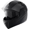 VEVOR Casco da Moto, Smascherato, Intelligente Strada ABS Casco ad Alta Densità con Slot per Bluetooth Lenti Intercambiabili, Casco da Motocross Confortevole Adatto Giovani Adulti, Taglia L Nero