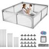 VEVOR Recinto per Bambini, 2000 x 1490 mm per Neonati, Recinto da Interno Esterno, Centro Attività di Sicurezza Senza Fessure con 50 Palline Oceaniche, Porta con Cerniera e Morbida Rete Traspirante