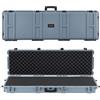 VEVOR Custodia Rigida per Fucile Dimensioni Esterni 139,1 x 43,5 x 18,8 cm, Custodia per Fucile Lungo, Scatola per Armi Pistole IP67 Impermeabile Antipolvere per Trasporto, Colore Grigio