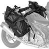 VEVOR Borsa da Sella Laterale per Moto, 28 L Borsa a Tracolla con Cinghia Inferiore, Compatibile con Maggior Parte delle Motociclette, Portabagagli per Moto Sportive all'Aperto, Nero