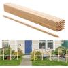 VEVOR Pali in Legno Duro per Recinzione, Picchetti da Giardino in Legno di Abete con Punta Affilata, 25 Pezzi 19,05 x 19,05 x 914.4 mm, Pali di Recinzione Segnaletici per Confini di Cortili