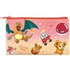 Pokémon Center PC240 Pokemon Center Flat custodia multiuso - sfumato/rosso e arancione Giappone