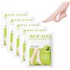 Boxiatil 5 Paia di Maschere Idratanti per Piedi, Maschera Peeling Piedi, Maschera Esfoliante Piedi per Riparazioni Cutanee, Idratante Piedi Peeling Maschera per Pelle Secca, Talloni Screpolati