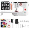 LetCartMaker Macchina da cucire elettrica Mini, 12 punti, con tavolo di espansione, 519 semplici macchine da cucire per principianti e bambini, 30,5 x 13,0 x 25,5 cm
