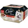 CESAR RICETTE CLASSICHE PATE' (POLLO & TACCHINO / POLLO & MANZO) MULTIPACK 8 x 150 GR.