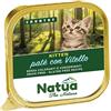 NATUA CAT COUNTRY PATE' KITTEN VITELLO 100 GR.