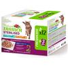 TRAINER NATURAL TRAINER CAT ADULT STERILISED MERLUZZO/TACCHINO MULTIPACK 12 x 85 GR.