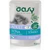 OASY CAT BOCCONCINI IN SALSA ADULT TONNO 85 GR.