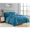 Sweet Home Collection Lussuosa biancheria da letto in microfibra con imbottitura in peluche, colore: verde acqua, king size