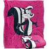 LOGOVISION Looney Tunes Pepe Le Pew Character Coperta super morbida al tatto setoso - 152 x 127 cm