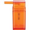 Spirella 10.15289 Cubo Dispenser di Sapone in polistirolo Trasparente Arancione