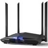 Tenda AC10 Gigabit Router Wi-Fi Dual Band AC1200 Wireless, 4 Porte Gigabit, Parental Control e Rete Ospiti, IPTV, VPN Server, IPv6, WPS, Adatto per Case a Un Piano