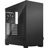 Fractal Design Pop Silent Black - Tempered Glass Clear Tint - Bitumen panel and sound-dampening foam - TG side panel - Three 120 mm Aspect 12 fans included - ATX Silent Mid Tower PC Case