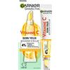 GARNIER Skin Active - Booster per la cura degli occhi - riduce le occhiaie & segni di stanchezza - niacinamide, caffeina, vitamina C, polvere di banana - Vegan & Cruelty Free - per tutti i tipi di