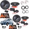 Hertz Evotuning Kit 8 Casse Altoparlanti Hertz Anteriori Posteriori per Fiat Panda 169 dal 2003