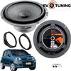 Hertz Evotuning EvoTuning Kit 2 Casse Woofer Hertz MP165.3 Anteriori per FIAT Panda 312 dal 2012