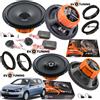 Hertz Kit Casse Altoparlanti HERTZ DSK DCX 165.3 Anteriori+Posteriori per VW Golf VI 6