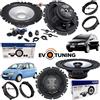 Alpine Evotuning - no hertz Kit 6 Casse Altoparlanti Alpine SXE Anteriori e Posteriori per FIAT IDEA