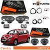 Hertz Evotuning Kit 6 Casse Altoparlanti Hertz CK 165+CX100 Ant+Post per Fiat Panda 312 dal 2012