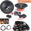 HERTZ Kit 4 Casse Altoparlanti Hertz DSK 165.3 Anteriori per Smart Fortwo 453 W453