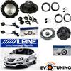 Alpine Evotuning Kit 6 Casse Altoparlanti Alpine Sxe1750s+Sxe1725S Ant+Post per Lancia Delta III