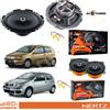 Hertz Evotuning Kit 4 Casse Altoparlanti Hertz DCX170.3+DCX100.3 Ant+Post per Fiat Punto 188