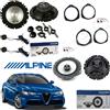 Alpine Kit 6 Casse Altoparlanti Alpine Anteriori+Posteriori per Alfa Romeo Stelvio