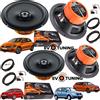 Hertz Evotuning Kit 4 Casse Altoparlanti Hertz Dcx 165.3 Ant/Post per VW Polo 9N 6R 6C 2001-2024