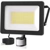 CLY Faretto Led da Esterno con Sensore di Movimento 100W, 9000LM Faro Led Esterno Faretti da Esterno 6500K Bianca Fredda Luce Led Esterni con sensore IP66 Impermeabile per Garage Giardino Cortile