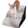 Generic Passi per cani di funghi a 3 livelli, scale senza slittamento per animali domestici, scale per un orecchino fungino a 3 passi, per letto divano per gatti