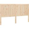 vidaXL Testiera per Letto 155,5x4x100 cm in Legno Massello di Pino