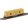 PT Trains 100323 Carro Intermodale Sgmmnss MFD RAIL Con 2 Container MSC Da 20''
